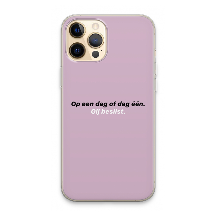 gij beslist: iPhone 13 Pro Max Transparant Hoesje