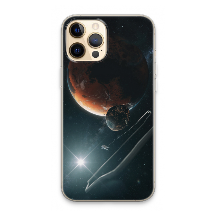Mars Renaissance: iPhone 13 Pro Max Transparant Hoesje