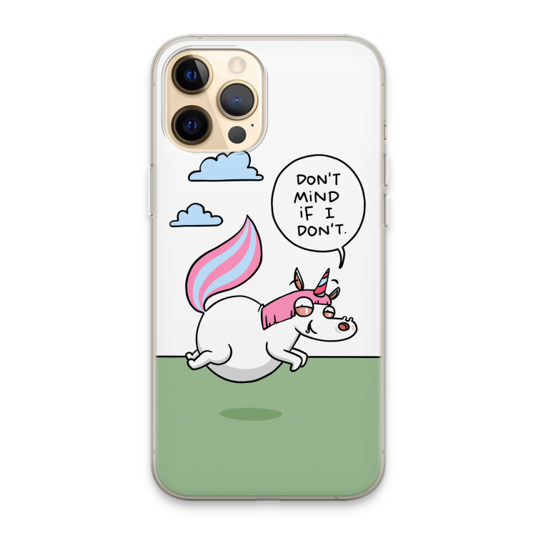 Unicorn: iPhone 13 Pro Max Transparant Hoesje