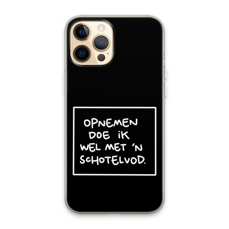 Schotelvod: iPhone 13 Pro Max Transparant Hoesje