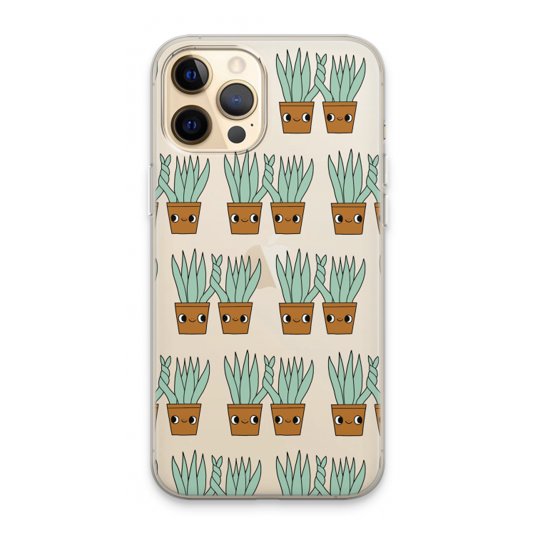 Sansevieria: iPhone 13 Pro Max Transparant Hoesje