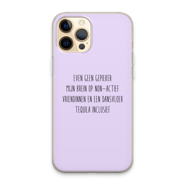 Tequila: iPhone 13 Pro Max Transparant Hoesje