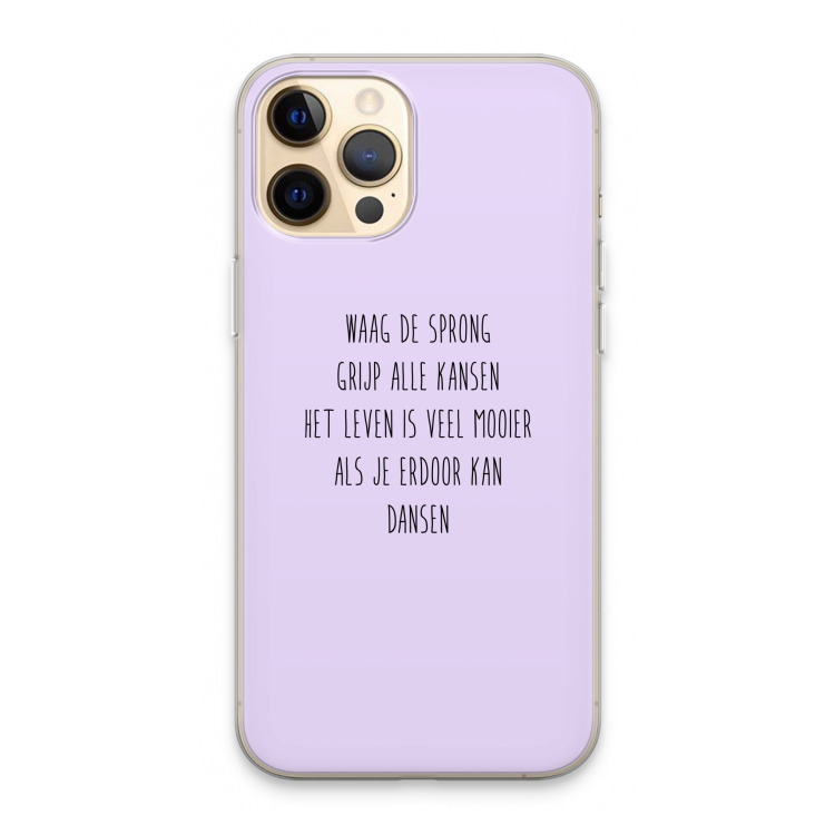 Sprong: iPhone 13 Pro Max Transparant Hoesje