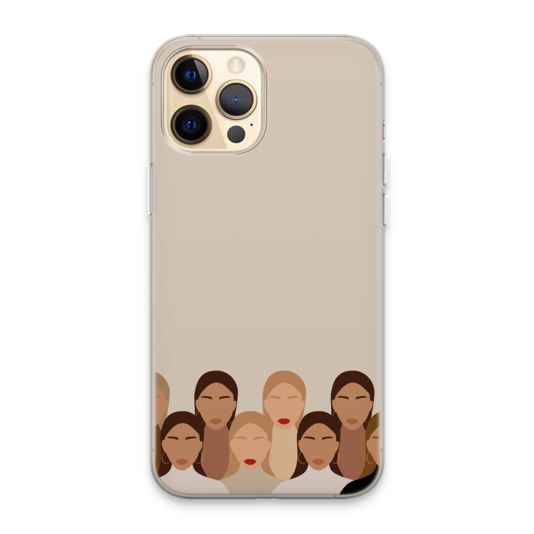 Girls girls girls: iPhone 13 Pro Max Transparant Hoesje
