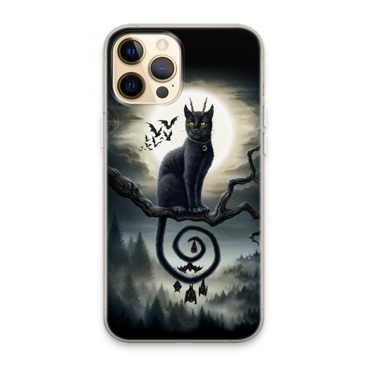 Moonlight Companions: iPhone 13 Pro Max Transparant Hoesje