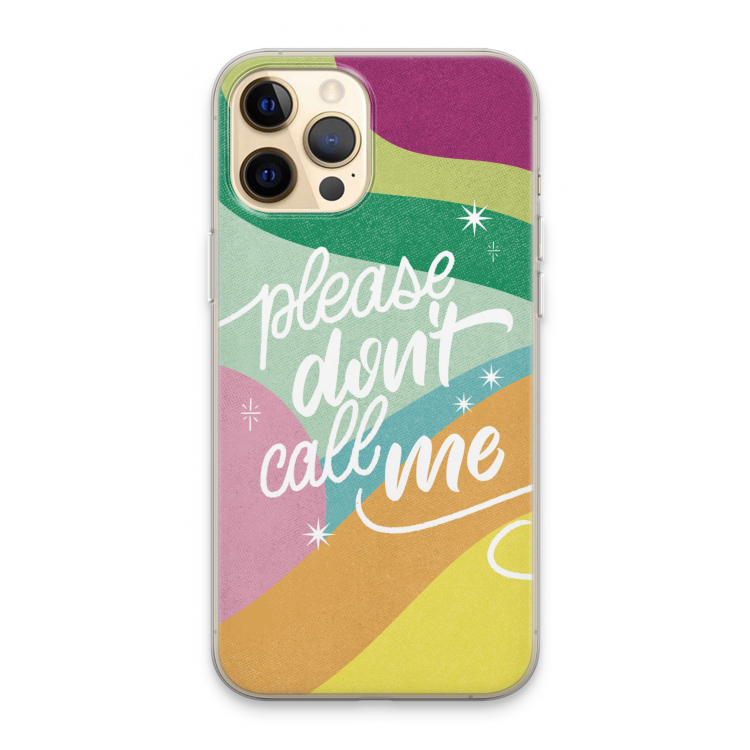Don't call: iPhone 13 Pro Max Transparant Hoesje
