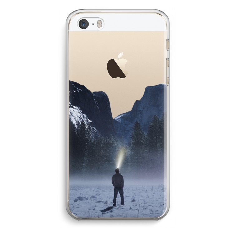 Wanderlust: iPhone 5 / 5S / SE Transparant Hoesje