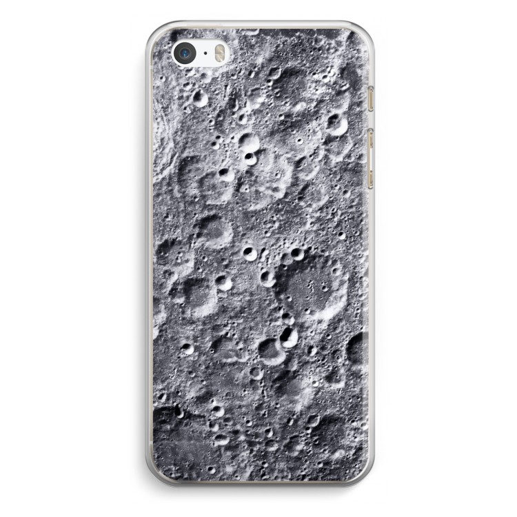 Maanlandschap: iPhone 5 / 5S / SE Transparant Hoesje
