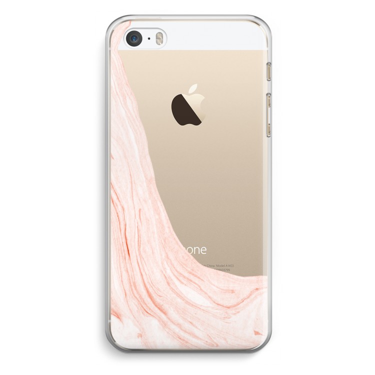 Peach bath: iPhone 5 / 5S / SE Transparant Hoesje