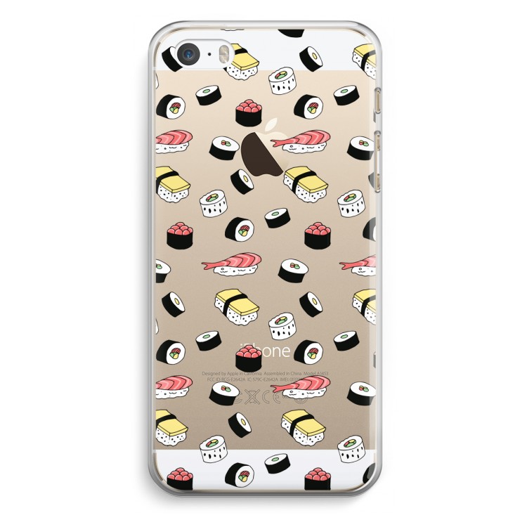 Sushi time: iPhone 5 / 5S / SE Transparant Hoesje