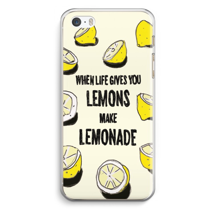 Lemonade: iPhone 5 / 5S / SE Transparant Hoesje
