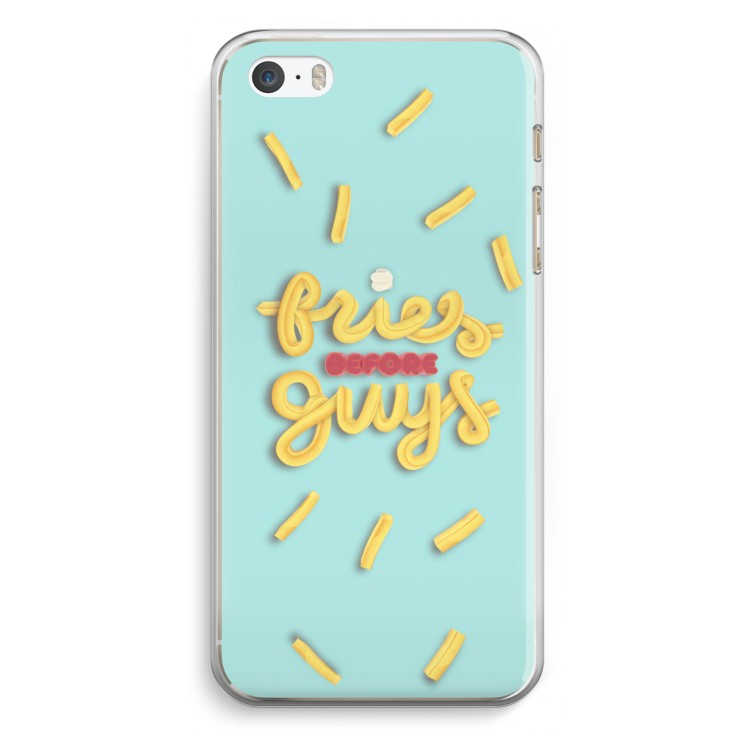 Always fries: iPhone 5 / 5S / SE Transparant Hoesje