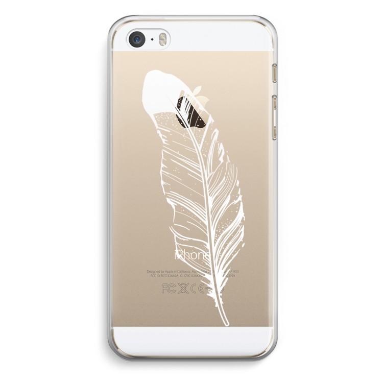 Pluim: iPhone 5 / 5S / SE Transparant Hoesje