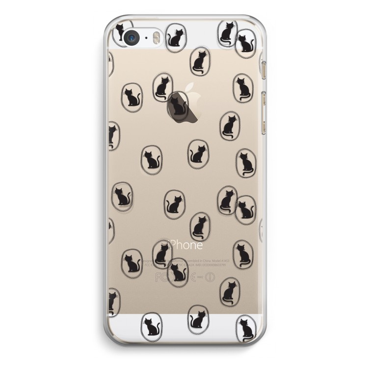 Miauw: iPhone 5 / 5S / SE Transparant Hoesje