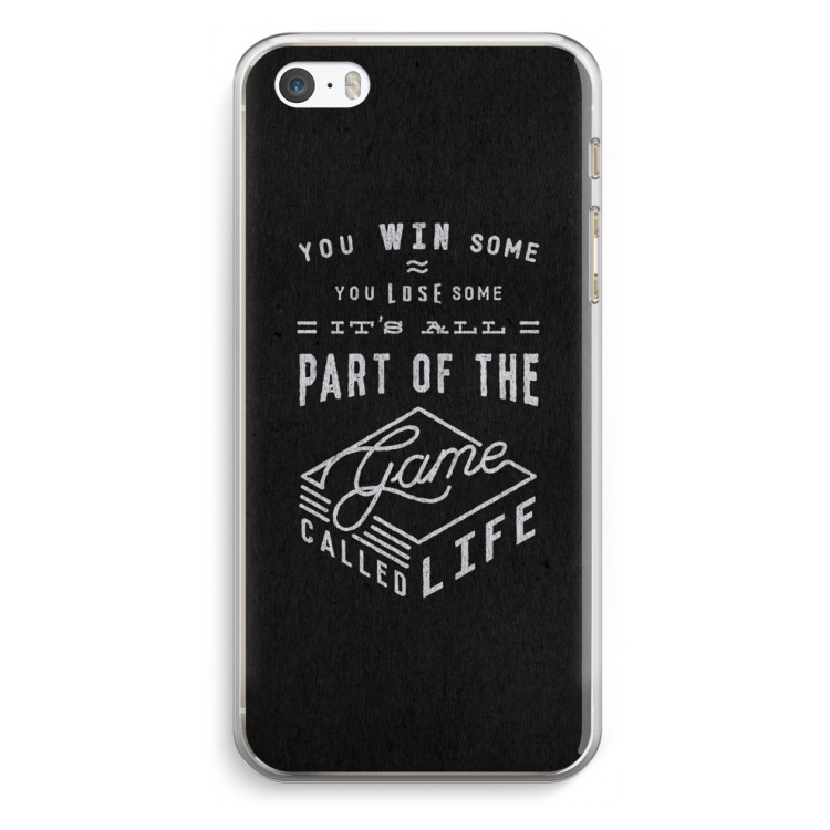 Life: iPhone 5 / 5S / SE Transparant Hoesje