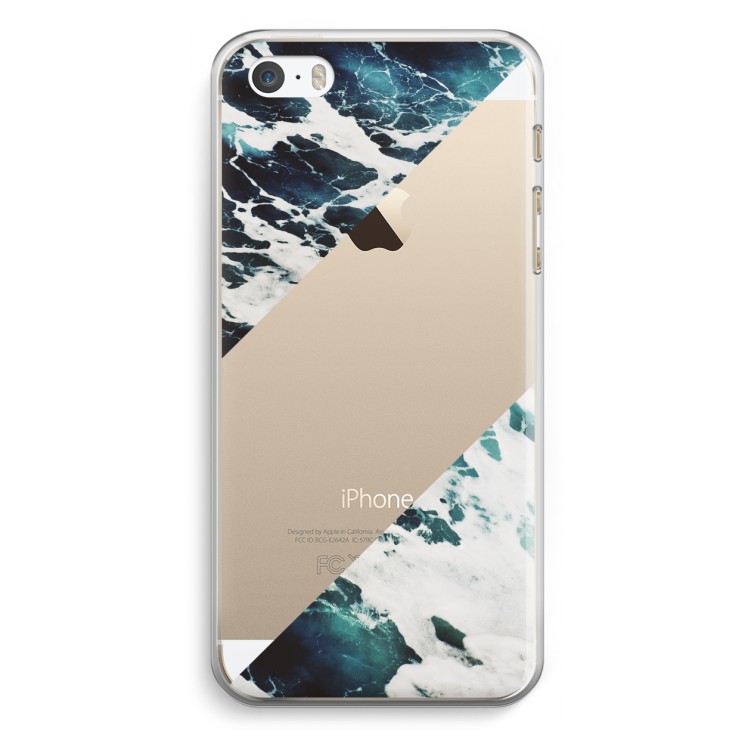Golven: iPhone 5 / 5S / SE Transparant Hoesje