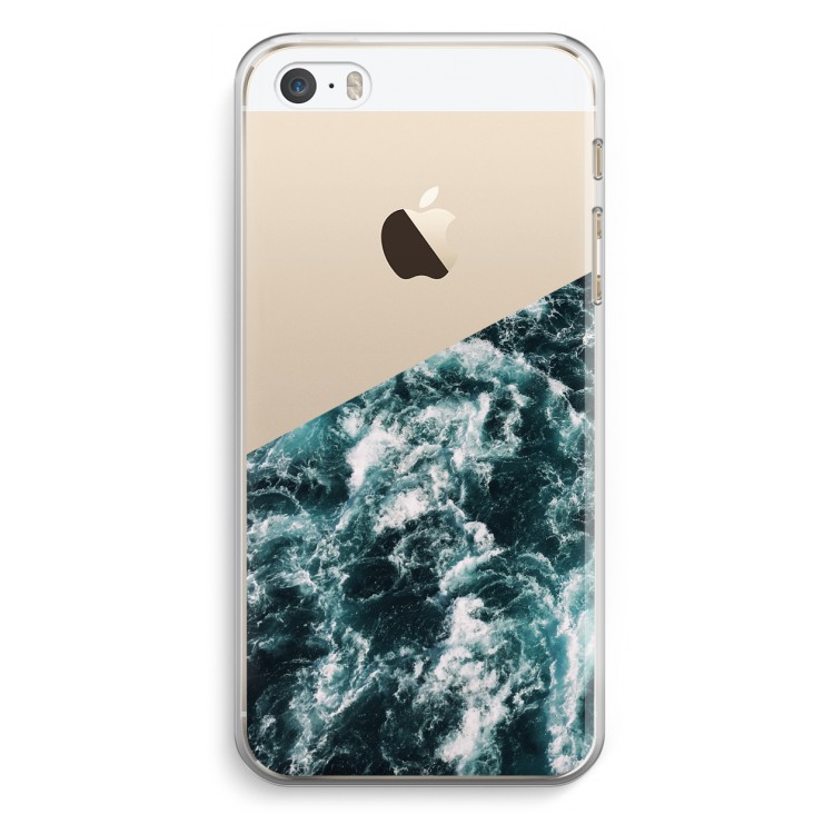 Zee golf: iPhone 5 / 5S / SE Transparant Hoesje
