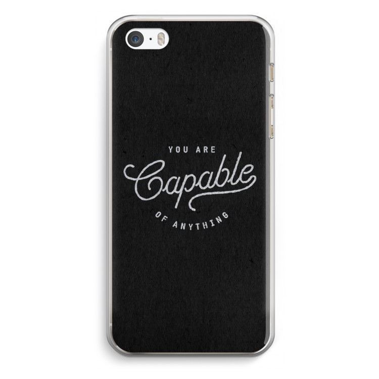 Capable: iPhone 5 / 5S / SE Transparant Hoesje