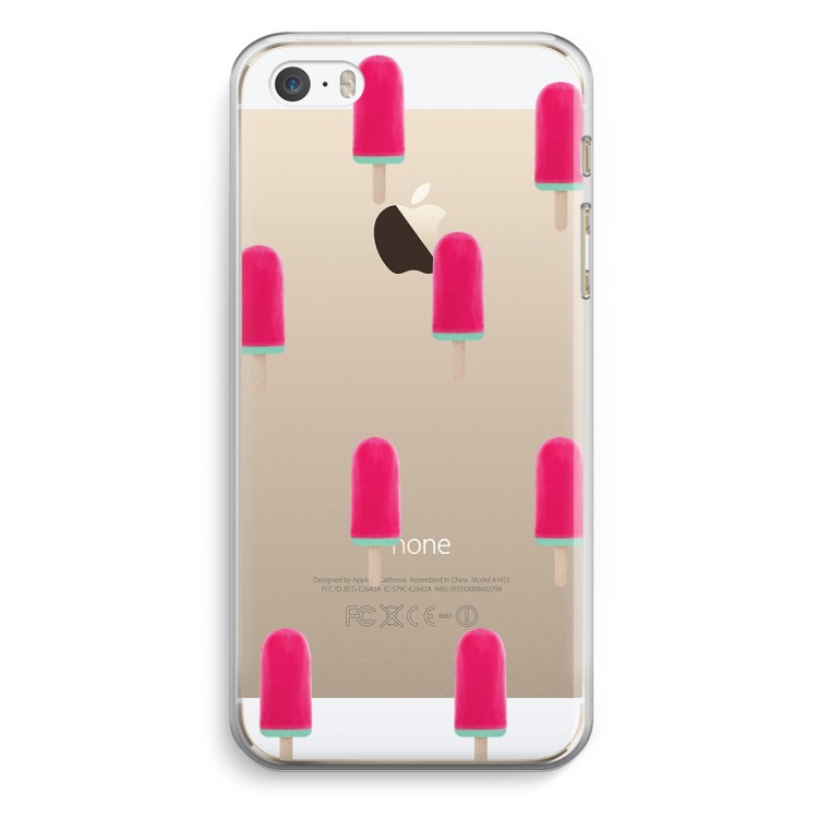 Waterijsje: iPhone 5 / 5S / SE Transparant Hoesje
