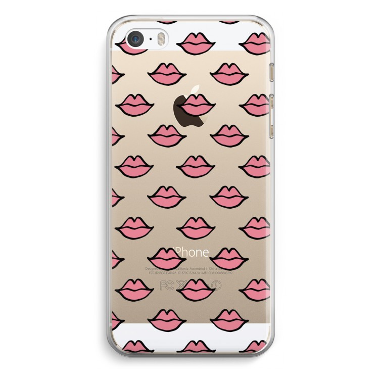 Lipjes: iPhone 5 / 5S / SE Transparant Hoesje