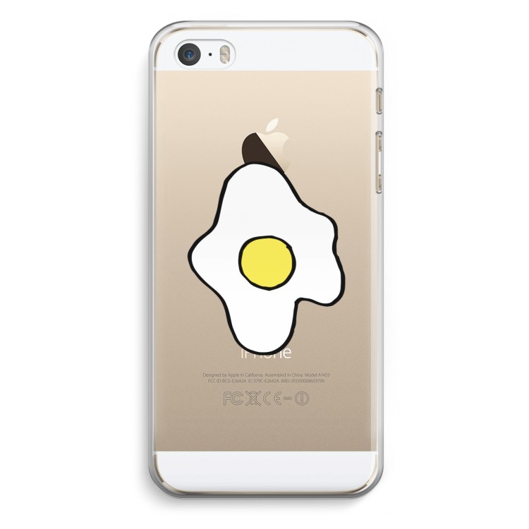 Spiegelei: iPhone 5 / 5S / SE Transparant Hoesje