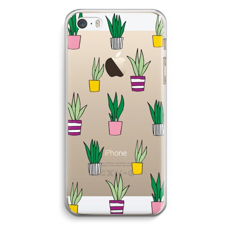Sanseveria: iPhone 5 / 5S / SE Transparant Hoesje