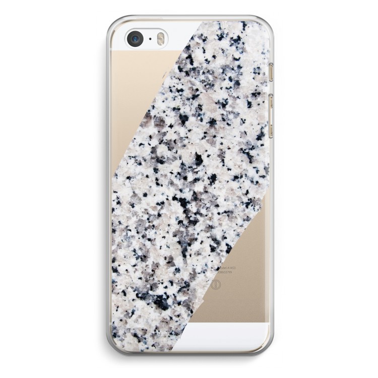 Gespikkelde marmer: iPhone 5 / 5S / SE Transparant Hoesje