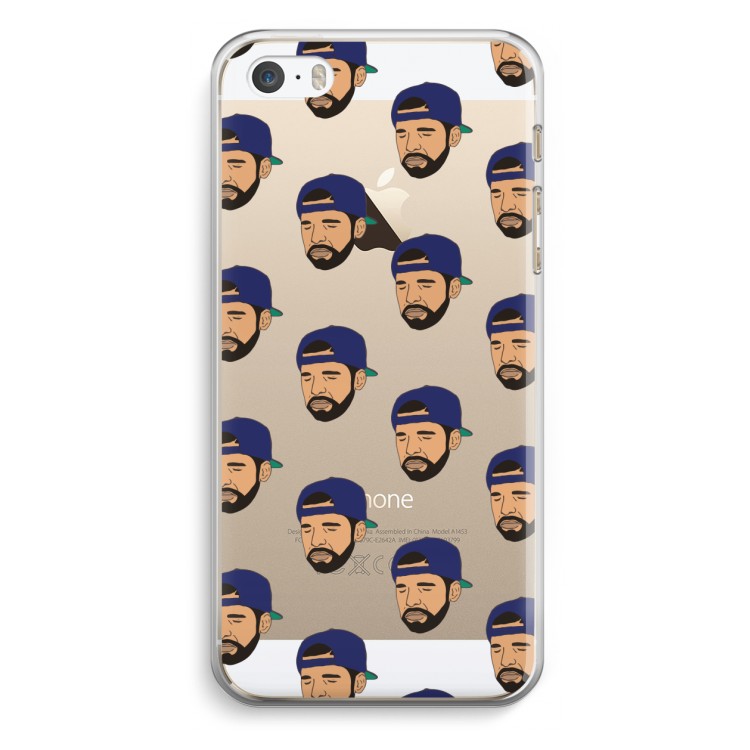 Drake Away: iPhone 5 / 5S / SE Transparant Hoesje
