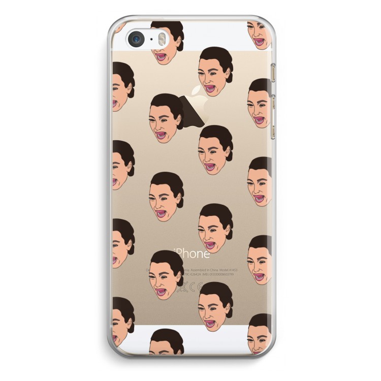 Ugly Cry Call: iPhone 5 / 5S / SE Transparant Hoesje