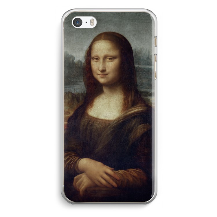 Mona Lisa: iPhone 5 / 5S / SE Transparant Hoesje