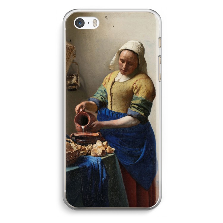The Milkmaid: iPhone 5 / 5S / SE Transparant Hoesje