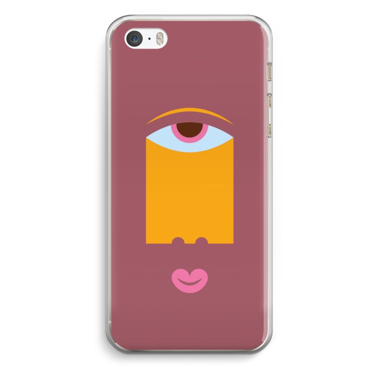 Mono V: iPhone 5 / 5S / SE Transparant Hoesje