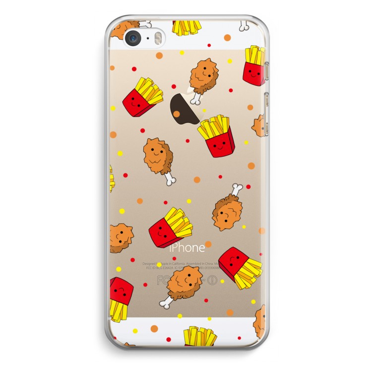Chicken 'n Fries: iPhone 5 / 5S / SE Transparant Hoesje