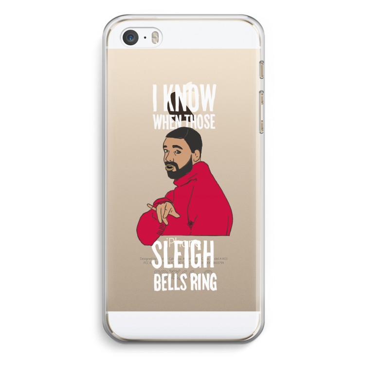 Sleigh Bells Ring: iPhone 5 / 5S / SE Transparant Hoesje