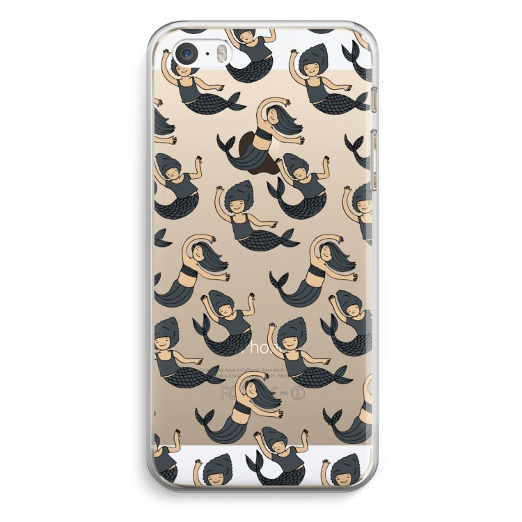 Zeemeermin: iPhone 5 / 5S / SE Transparant Hoesje