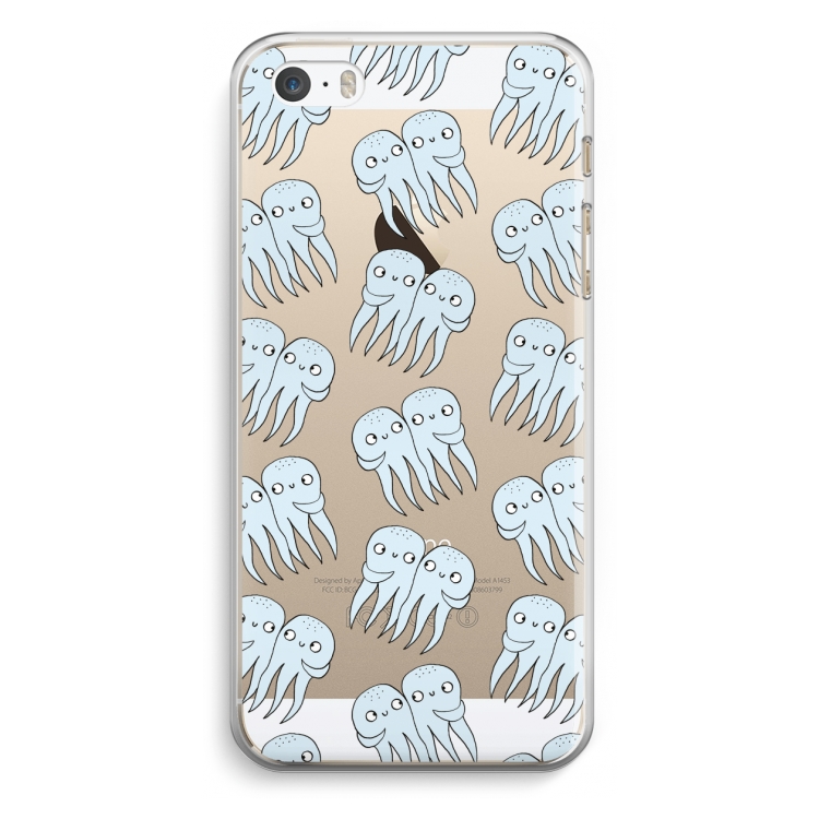 Octopussen: iPhone 5 / 5S / SE Transparant Hoesje