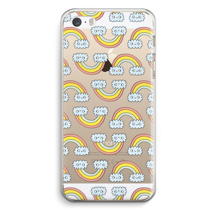 Regenboog: iPhone 5 / 5S / SE Transparant Hoesje