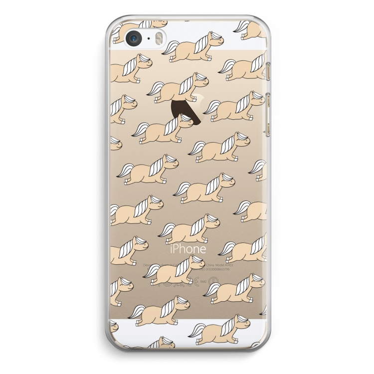 Ponys: iPhone 5 / 5S / SE Transparant Hoesje