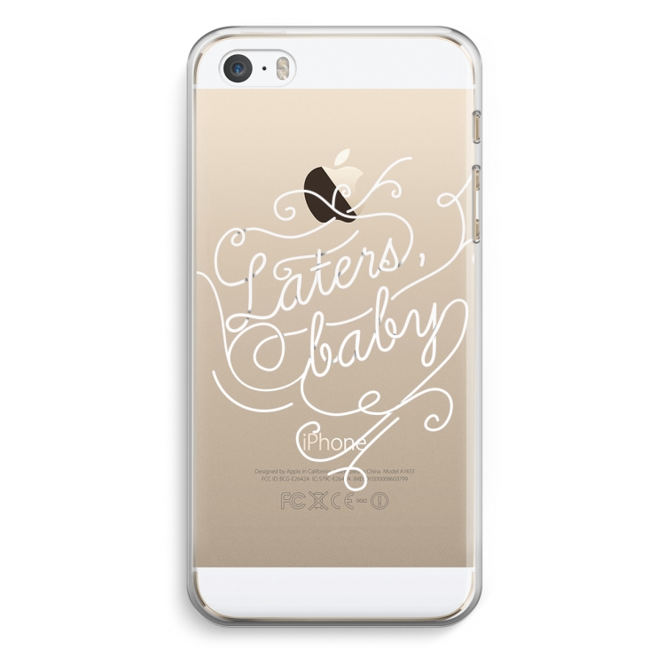 Laters, baby: iPhone 5 / 5S / SE Transparant Hoesje
