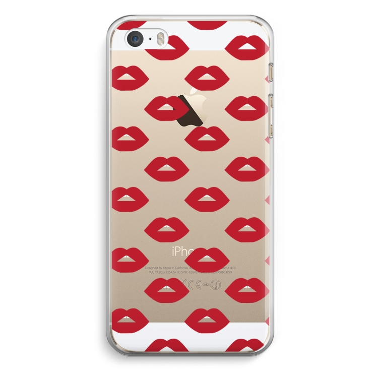 Lips: iPhone 5 / 5S / SE Transparant Hoesje