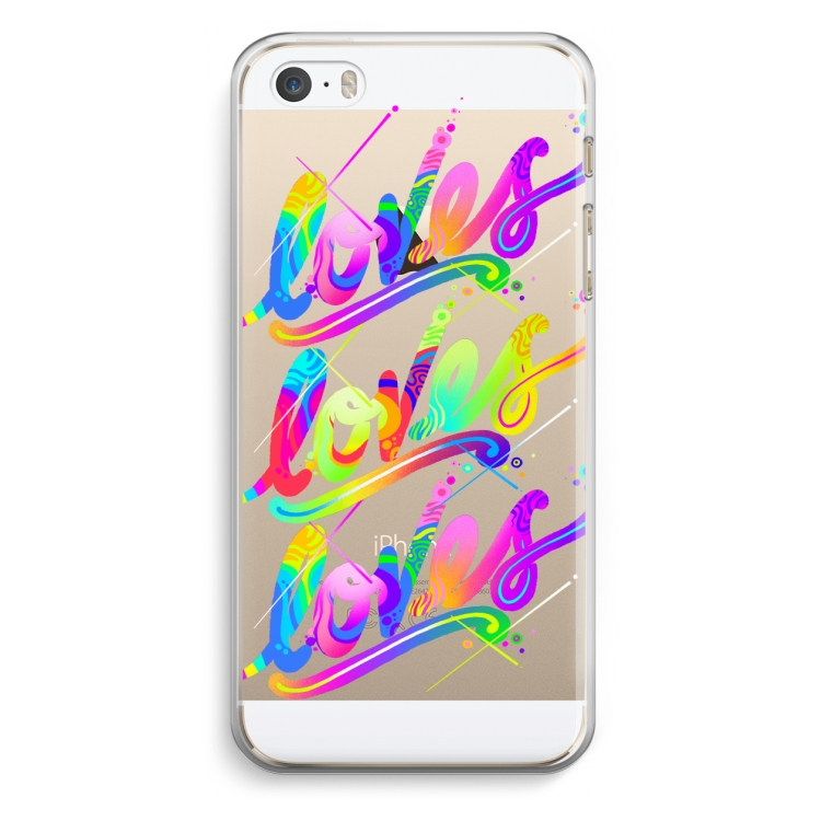 Loves: iPhone 5 / 5S / SE Transparant Hoesje
