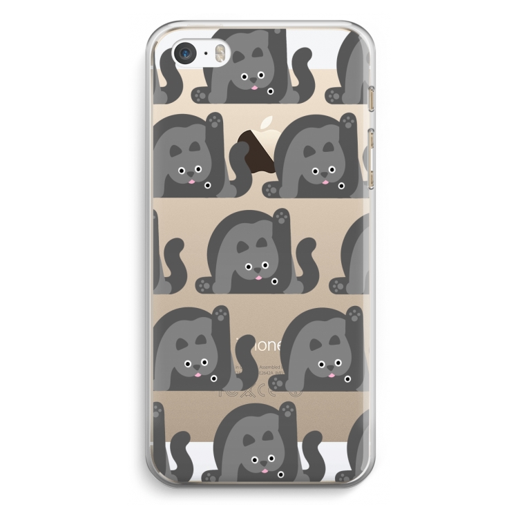 Cats: iPhone 5 / 5S / SE Transparant Hoesje