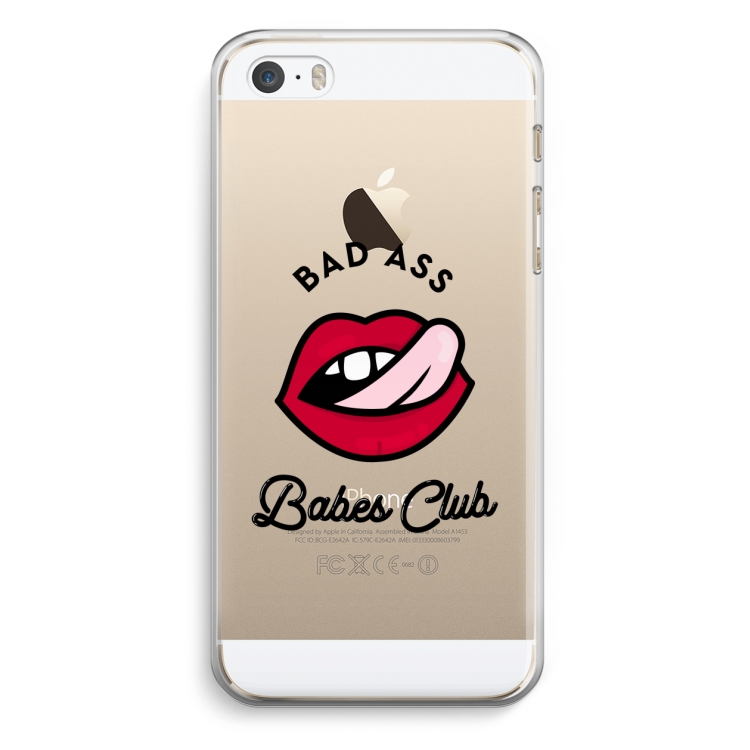 Badass Babes Club: iPhone 5 / 5S / SE Transparant Hoesje
