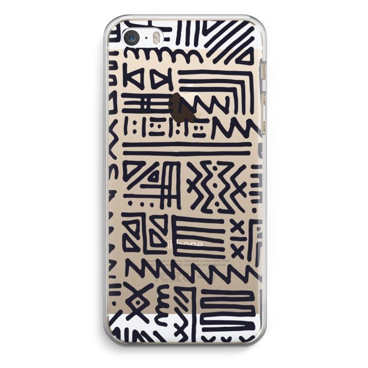 Marrakech print: iPhone 5 / 5S / SE Transparant Hoesje