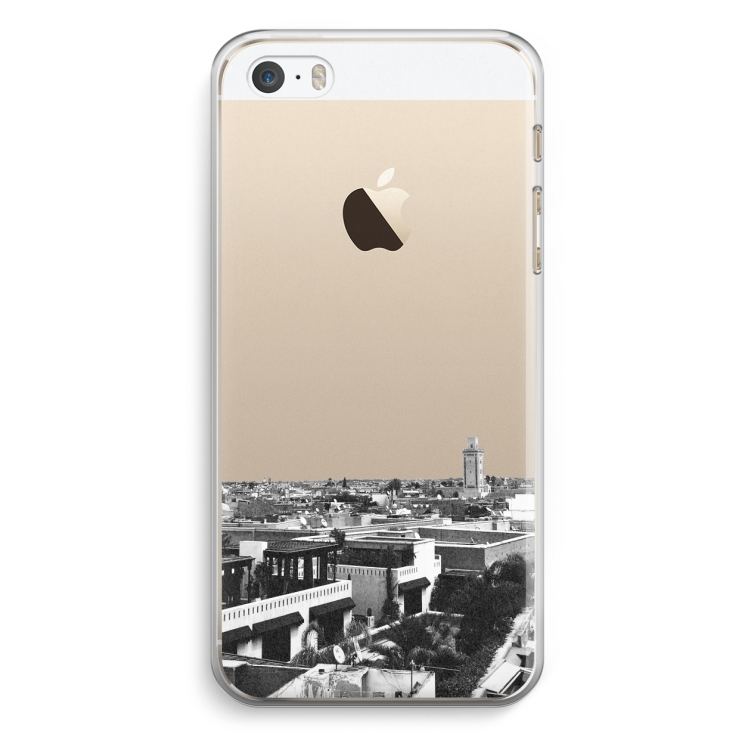 Marrakech Skyline : iPhone 5 / 5S / SE Transparant Hoesje