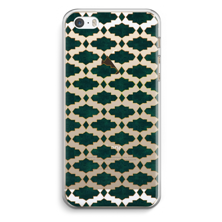Moroccan tiles: iPhone 5 / 5S / SE Transparant Hoesje