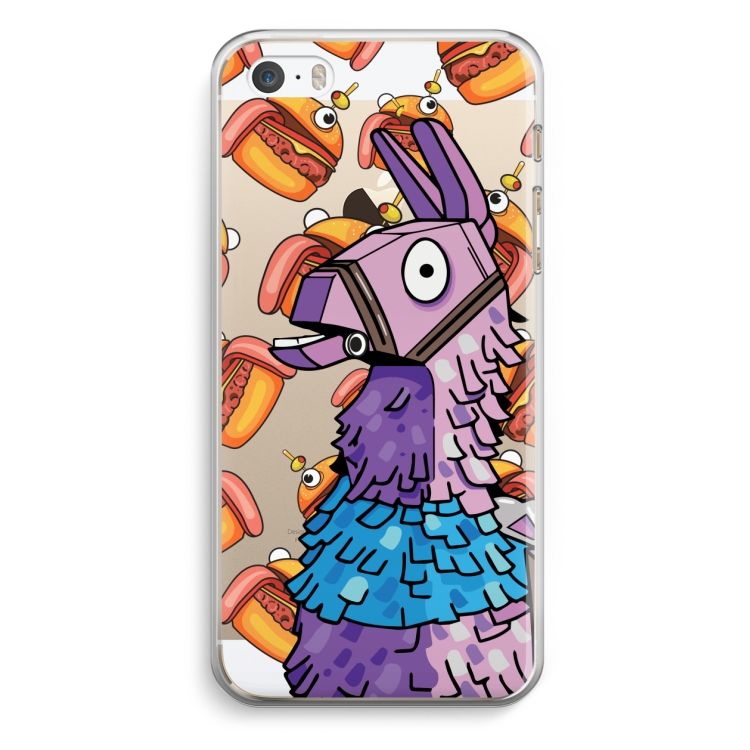 Loot Burger: iPhone 5 / 5S / SE Transparant Hoesje