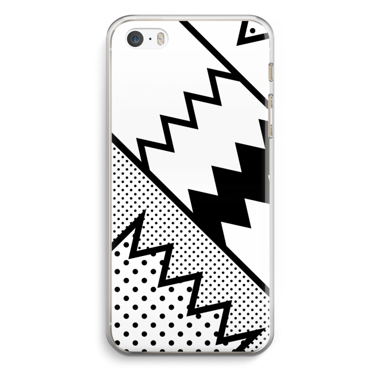 Pop Art #5: iPhone 5 / 5S / SE Transparant Hoesje