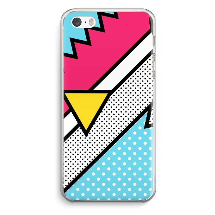 Pop Art #3: iPhone 5 / 5S / SE Transparant Hoesje