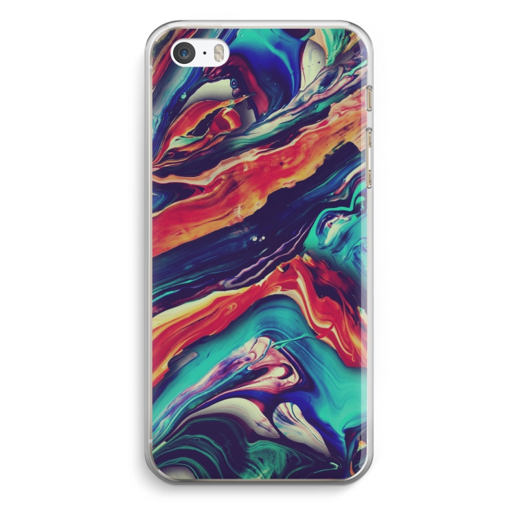 Chameleon Sun: iPhone 5 / 5S / SE Transparant Hoesje